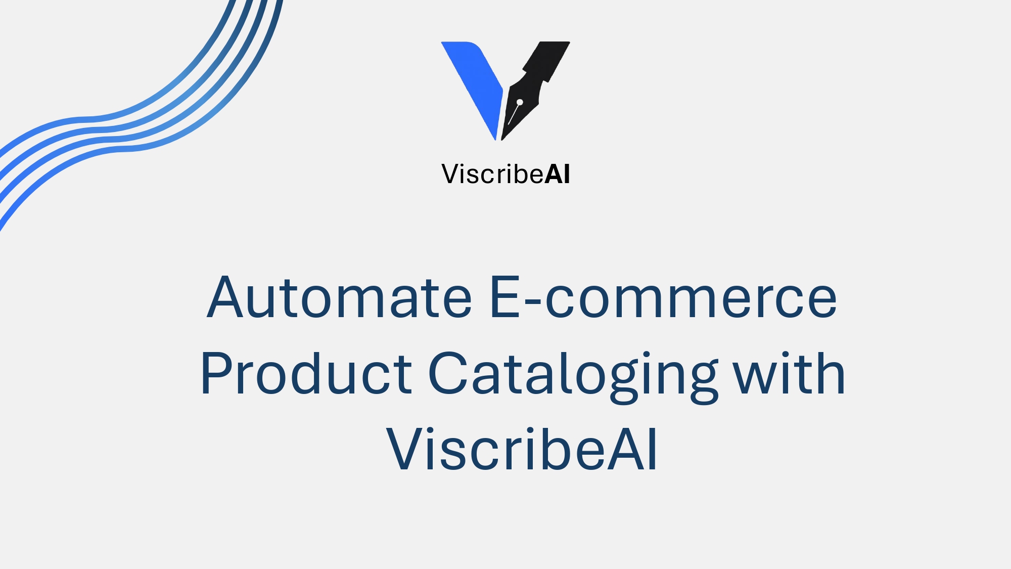 E-commerce product cataloging