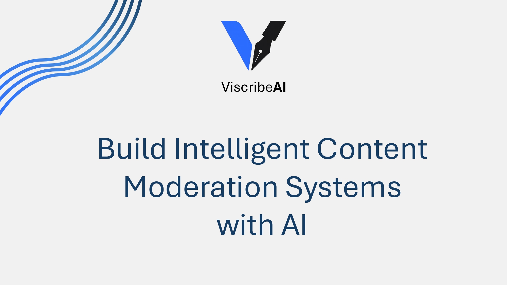 Content moderation with AI